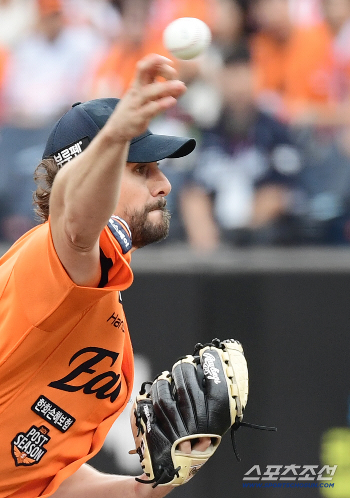  Powerful pitch to Hanwha WICE's victory