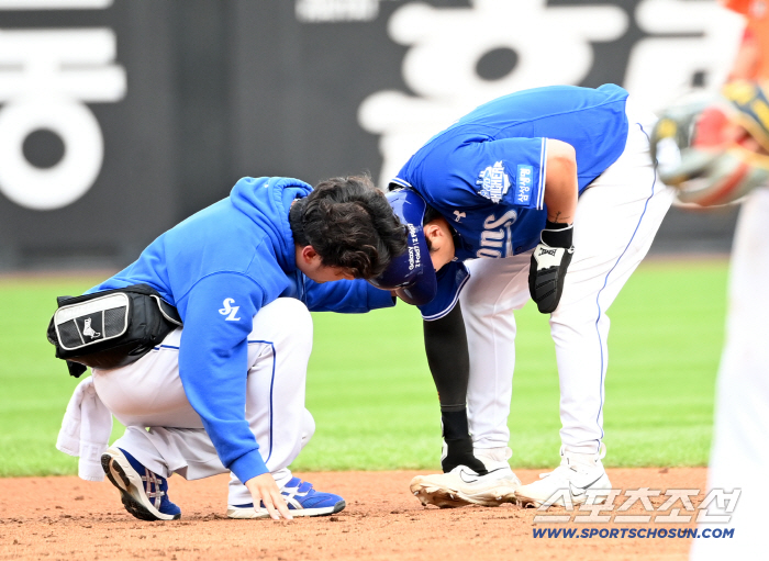  Ryu Jihyuk's right ankle is not good