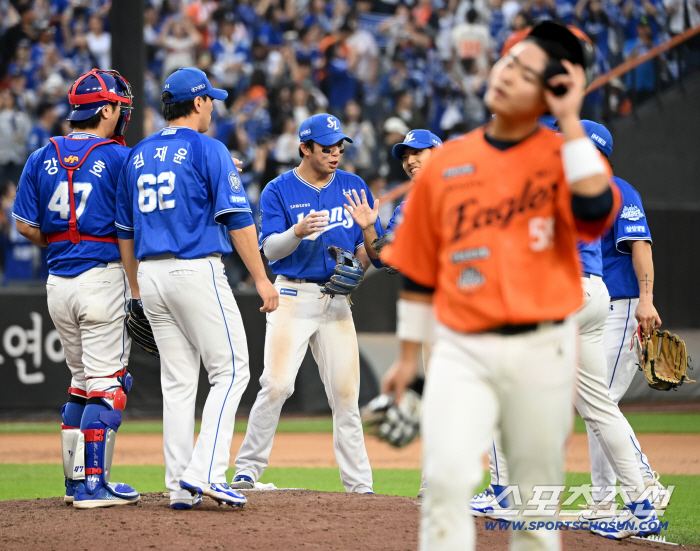  Samsung to win the 2nd round of PO, to Daegu in a good mood!