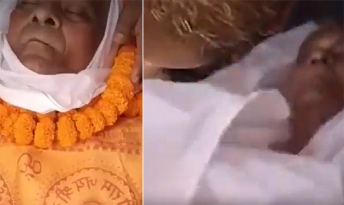 Fake Funeral Old Man in his 70s a year...To see who's coming