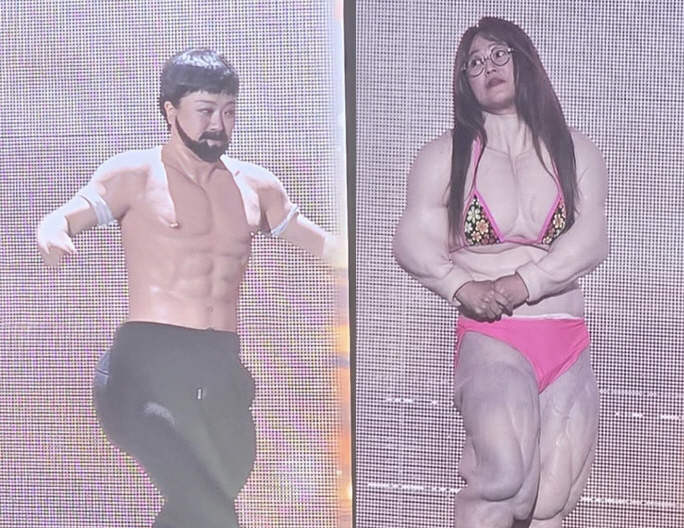 Is it Kim Sook and Song Eun? Bikini Muscle Body Showing Off The Shock Never Goes Away