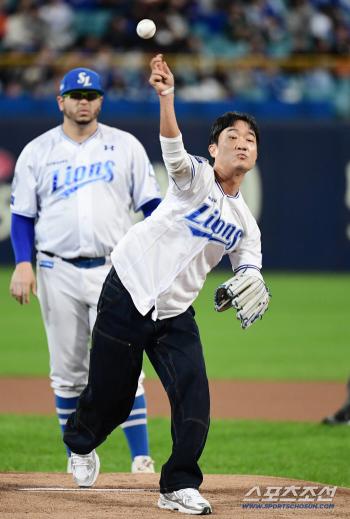  Cho Woo-jin, son of Daegu, first pitch for blue blood