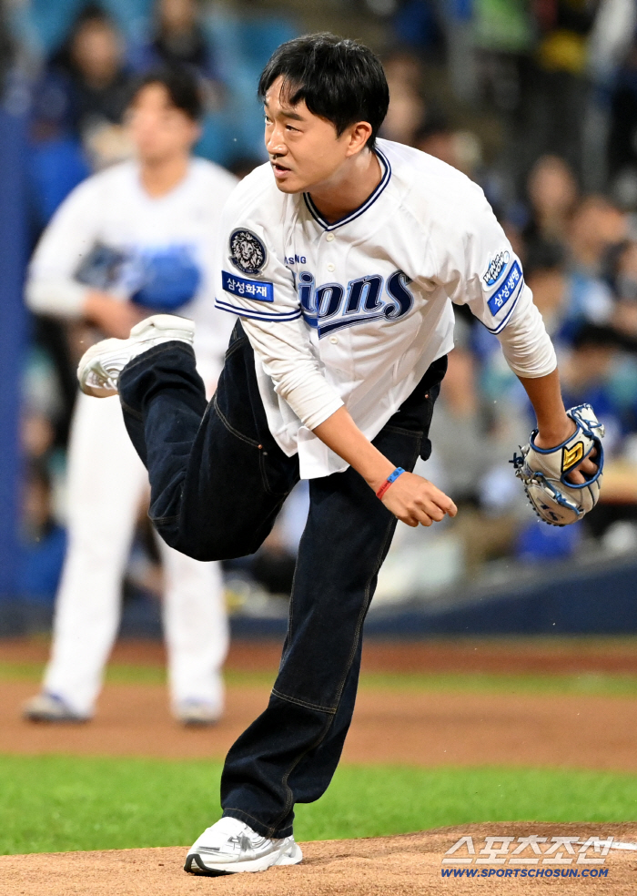  Cho Woo-jin's first pitch, Samsung's victory, let's go!