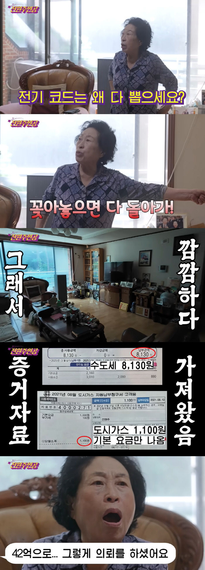 The electricity bill for electricity per month and the electricity bill of 4.2 billion won is investigated by the meter center