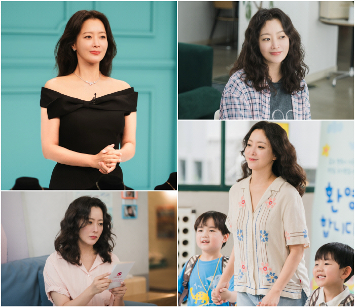 Kim Hee-sun is buried in a six-year career break, housework and childcare