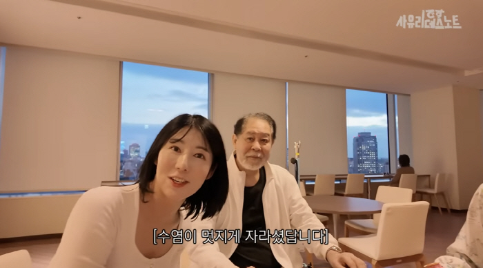No single mother Sayuri, breast cancer..He's been hospitalized for radiation treatment to fight prostate cancer