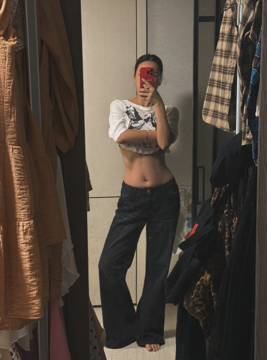 Bae Yoon-jung, who lost 13kg, exposed to ribs, has a body that doesn't look like an old lady