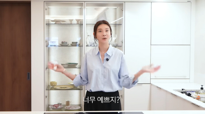 Cha Ye-ryeon changed the kitchen of her 12.5 billion house...I'm very satisfied with the luxury showroom interior