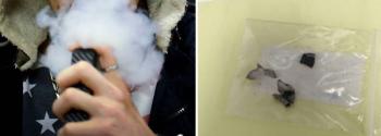 E-cigarette explosion, man in his 40s dies...shrapnel penetrates the lungs and heart