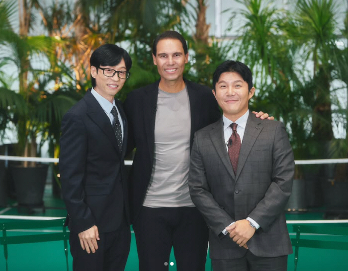 Nadal x Yoo Jae-seok x Cho Se-ho 3 shots released..U-Quiz Appearance, Honey who came running as soon as she came to Korea. 