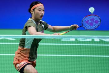 Badminton empress Ahn Se-young is aiming to win for the ninth time in an hour and 18 minutes, and she made it to the semifinals with Kaofangje...a clash with the natural enemy of heaven and earth