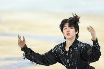 Cha Jun-hwan, a figure skater who is in trouble for jumping, ranked 7th in the Grand Prix short...女 Shin Ji-ah 4th → Lee Hae-in 7th (round)