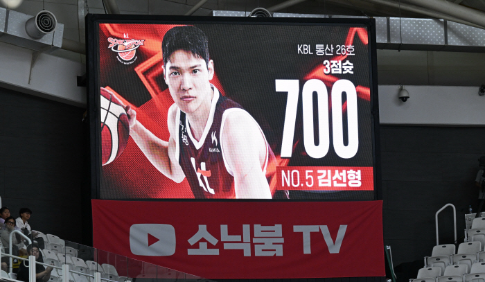 Moon Jung-hyun Double Double → Kim Sun-hyung's 700th 3-point shot Suwon KT catches Goyang Sono and wins 3 consecutive games  tied for 1st place