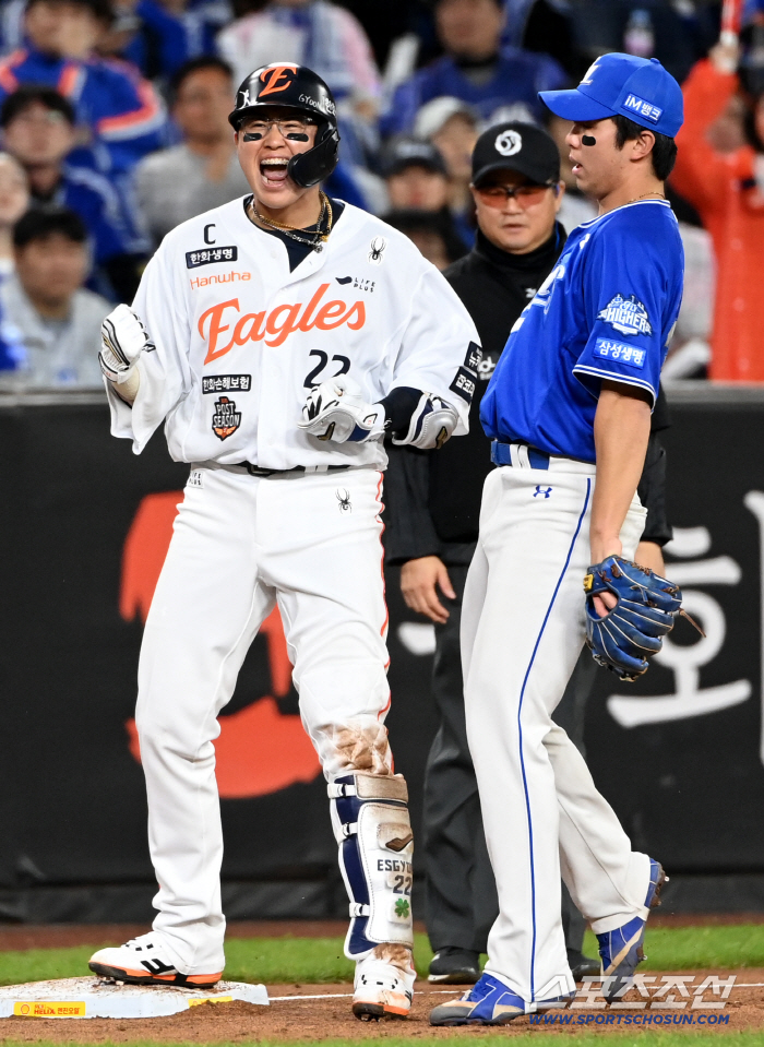  Cheering Chae Eun Sung, thrilling 2 RBIs!