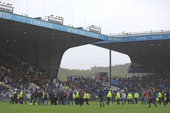 England's 158-year-old traditional club's downfall...Championship Sheffield Wednesday 6 for points cut in financial difficulties