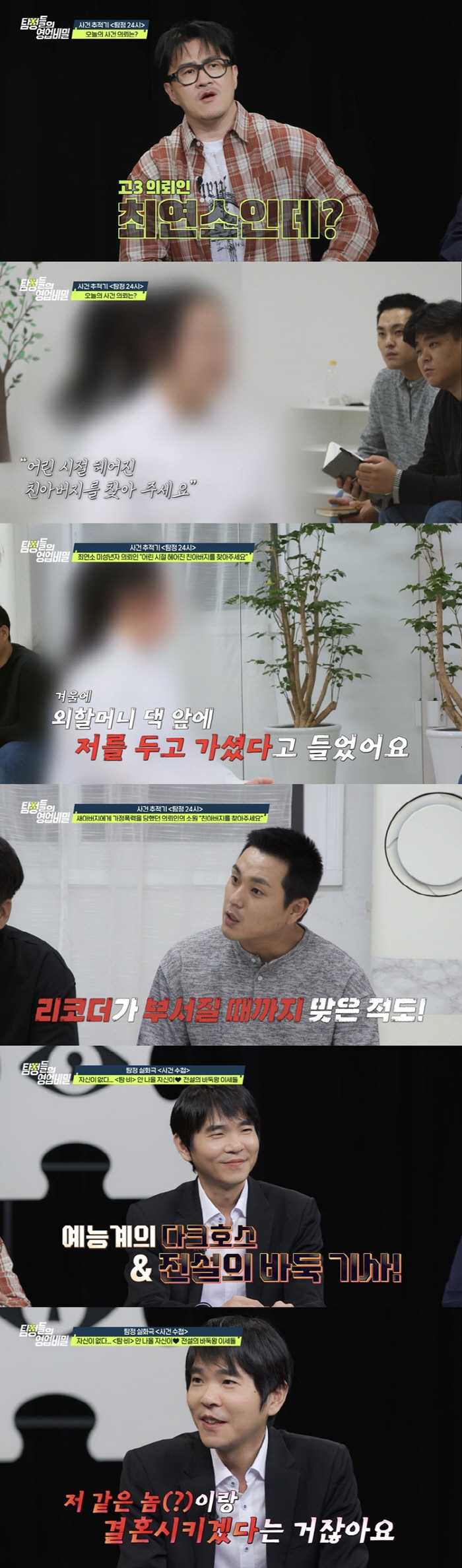 I got hit to break the recorder...Defconn → Kim Poong was shocked by the revelation of an 18-year-old girl who was a stepfather's domestic violence
