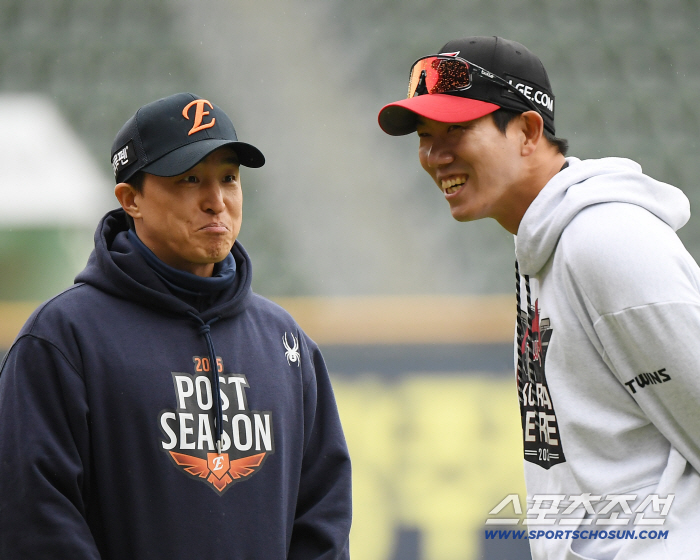 I'm even thinking about Game 7. Game 5 of PO but still scary Hanwha mound. an unguarded rant