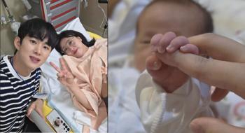 It's postpartum bleeding, so I almost couldn't hold the twins' hands. The emergency room is more urgent