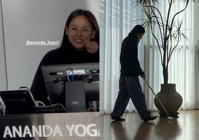 Lee Hyo-ri, don't come too early to give an emergency notice to yoga students in the cold