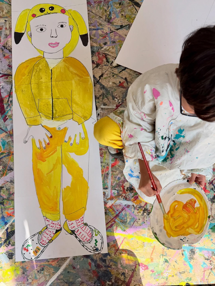 Lee Si-young, the second pregnant woman, did a great job of farming her children. 8-year-old, high-quality drawing artist DNA