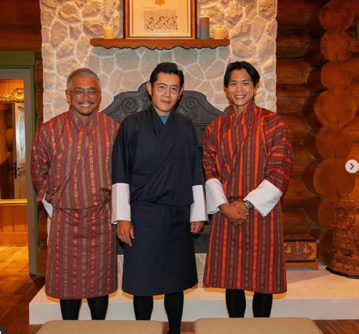 Choo Sung-hoon boasts a solo dinner with King Bhutan...King, thank you for the memories