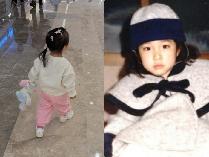 Lee Byung-hun ♥ Lee Min-jung, the late daughter who looks just like her, just walked
