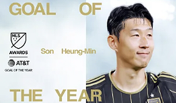 100% charging of Korean soccer pride! There is nothing but admiration. LA FC Son Heung-min is honored with the first MLS goal of the year from Asia