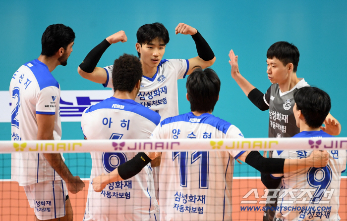 Foreign ace who bombed the first place in a major catastrophe...Samsung Fire & Marine Insurance Beat Woori Card for the First Win of the Season