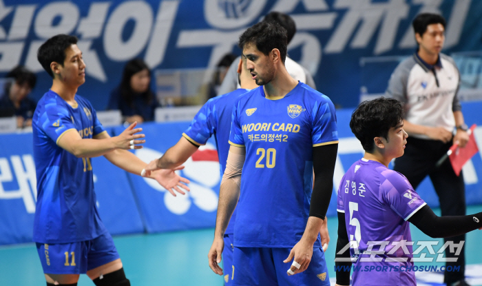  Woori Card's winning streak is over