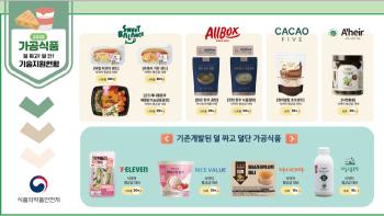 From beef bone soup with reduced sodium to chocolate sand with reduced sugar...Ministry of Food and Drug Safety Develops 15 Less Salty, Less Sweet Sodium and Sugar Reduction Products