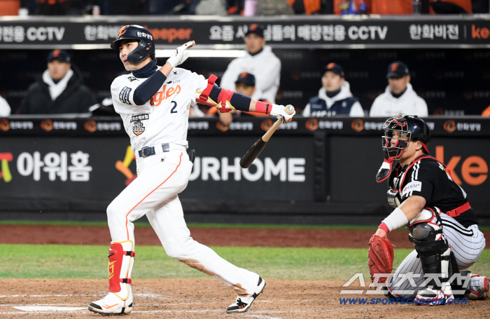 Heaven Helped Hanwha! Kim Kyung-moon finally smiles broadly → Missed double, luck has come to us.