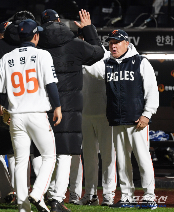  Hanwha manager Kim Kyung-moon's baseball of trust worked