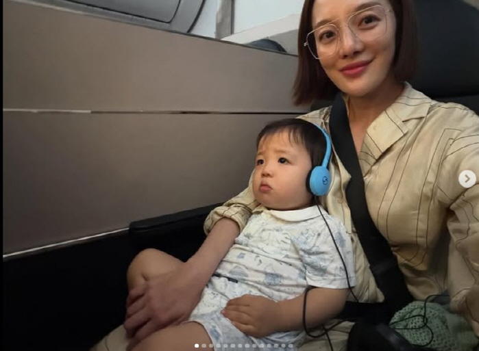 Hwang Bo-ra made 30 million won from her son's birthday ringA luxury trip in the Dunny business seat