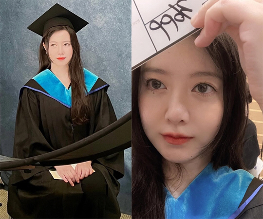 Koo Hye-sun, graduate of KAIST, graduation picture..I'm busy representing a venture company, but I'm aiming to graduate early