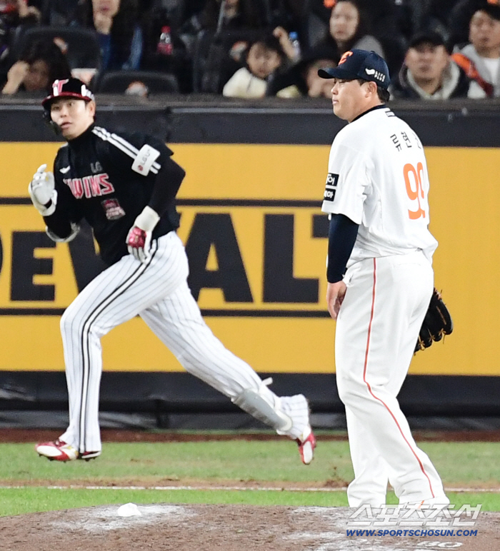  Ryu Hyun-jin allowed a disappointing run in the ninth inning