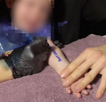 Tattooing a one-year-old baby's arm and setting his body on fire...Extreme Online Challenge Public Anger