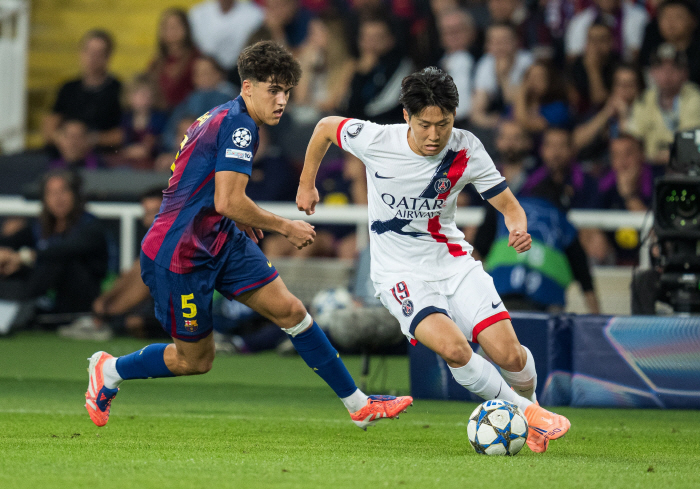 Unfortunately, for Lee Kang-in, there is a good news for PSG Desiredoo and thigh muscle fracture → It is ironic that Lee Kang-in will have a chance to play