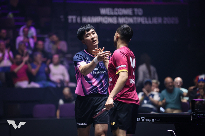 35 years old, Docong is not rusty WTT Champions advance to the quarterfinals! I'll show you a fun game with Jang Woo-jin. 