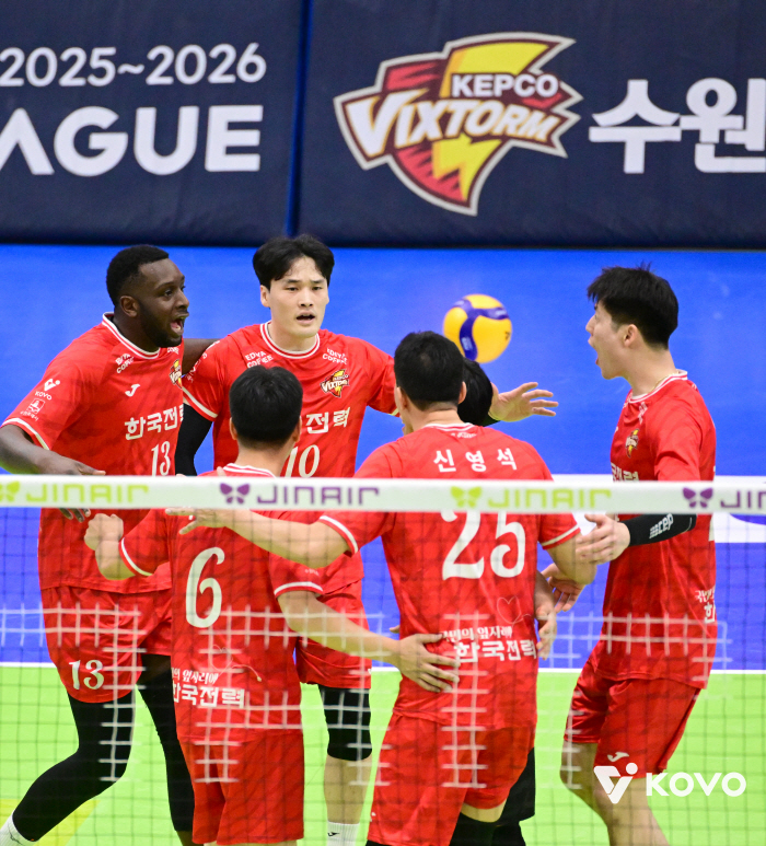 It's over for the third time in a row! Korea Electric Power Corporation defeated Samsung Fire & Marine Insurance → 31 for the first time in the season