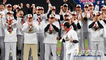The joy of winning the LG Twins Oh Ji-hwan