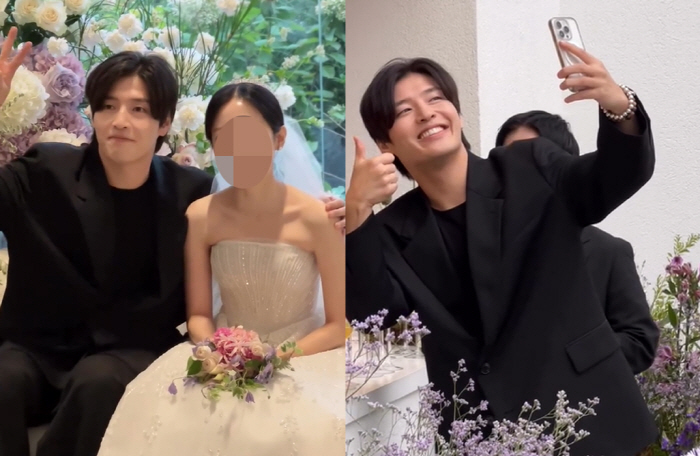 When the sky rises, the wedding hall bursts...The guests got emotional at 'Sweet Oppa'