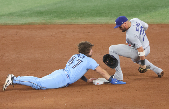 Worst third-rate baserunning in the World Series.. Stupid Changjo's double play! Dodgers' closeout on Bonhead Play