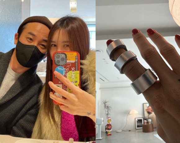 Yoon Hye-jin's sad injury news on her finger cast ♥ A table served by Um Tae-woong