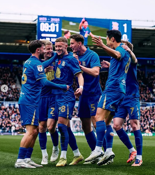  Baek Seung Ho's 2nd goal, Birmingham, and Portsmouth won 4-0! Yang Minhyuk will play for 51 minutes