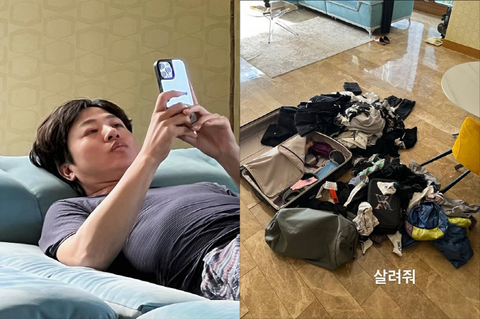 Kim Yeon-ji, ♥ Instead of Yoo Sang-moo, organize your carrier laundry..Are you a housekeeper or a fan