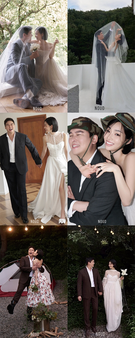 Lee Jang-woo ♥ Cho Hye-won, who is getting married in November, hugs and kisses..a romantic wedding pictorial