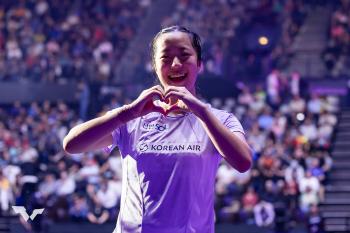 Popular in Montpellier Shin Yu-bin lost to Antirover Ace Vinter 1-4 and failed to advance to the final 