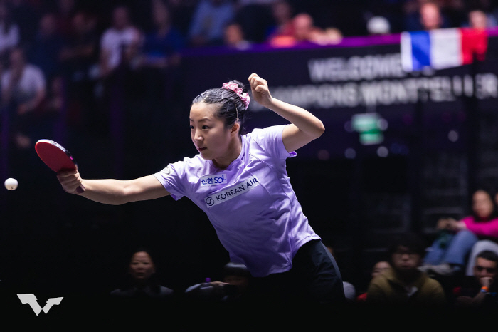 Popular in Montpellier Shin Yu-bin lost to Antirover Ace Vinter 1-4 and failed to advance to the final 