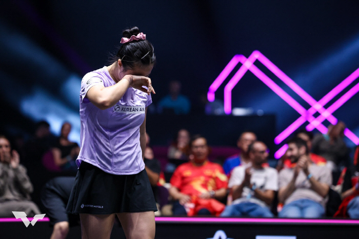 Popular in Montpellier Shin Yu-bin lost to Antirover Ace Vinter 1-4 and failed to advance to the final 