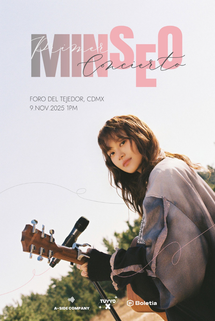 All right, Minseo is holding a solo concert in Mexico..It's our first overseas concert since our debut